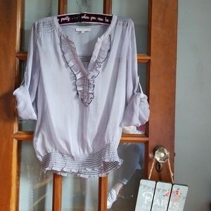 朗 3/ $20 Sheer blouse